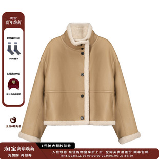 现货 简白25AW 设计师品牌 WHITE 机车PU外套 CONCISE
