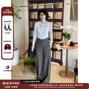 IMMI 设计师品牌 25AW 甲板修身 MWEFWWPT1135X 直筒长裤 现货