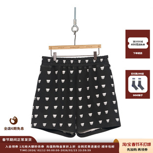 【现货】设计师品牌PUSHBUTTON 25PF胶囊骷髅图案运动短裤JULY