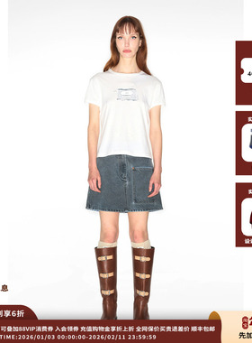 【现货】设计师品牌IMMI 24AW LOGO印花圆领短袖T恤MWDFWJTE0775X