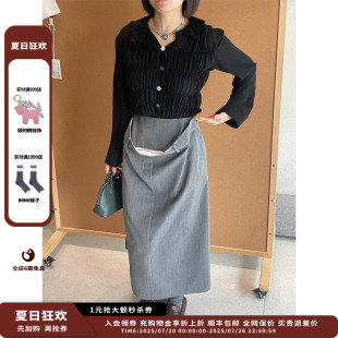 25SS酒袋鼠MIDI裙JULY 新品 设计师品牌PUSHBUTTON