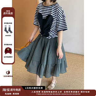 25PF荷叶边A字裙JULY 设计师品牌PUSHBUTTON 现货