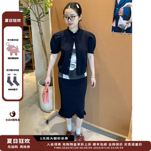 JULY 新品 设计师品牌PUSHBUTTON25PS泡泡袖 开衫