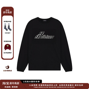 T恤 25SS莱茵石标志长袖 设计师品牌WE11DONE JULY 新品