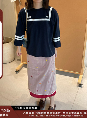 【现货】设计师品牌PUSHBUTTON 25PF胶囊水手印花运动衫上衣JULY