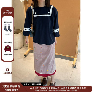 25PF胶囊水手印花运动衫 设计师品牌PUSHBUTTON 上衣JULY 现货