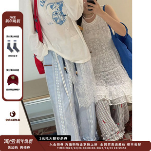 现货 25SS木耳边休闲裤 设计师品牌SELALAGU OITMMTIO JULY