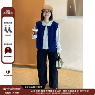 新品 饰休闲裤 设计师品牌SHORT 25AW牛仔撞钉装 JULY SENTENCE