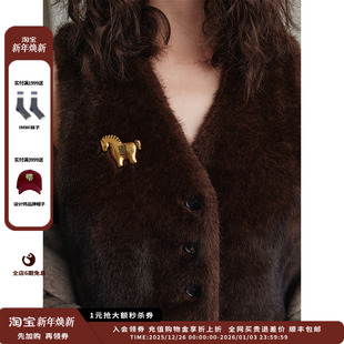 26PS小马胸针 设计师品牌ASYUS JULY 现货