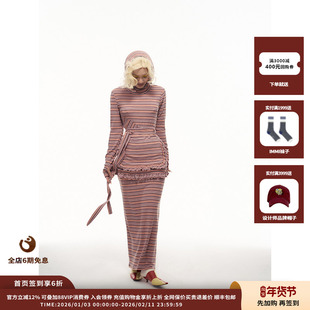 【设计师品牌PEPPERMIER】25SS柔软条纹厨师半裙套组JULY