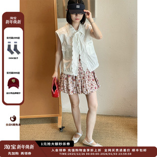 BATIK 设计师品牌ANTIK 25SS松紧碎花连衣裙JULY 新品