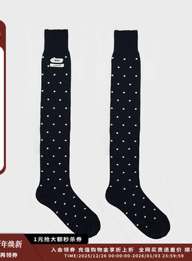 【现货】IMMI 24AW现货超细羊毛小波点长筒袜MWDFWTSO0735X