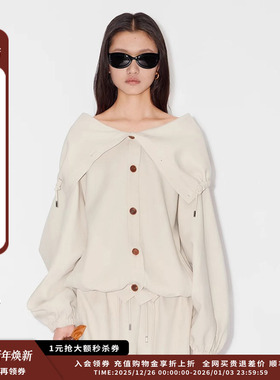 【现货】品牌IMMI 25SURPLUS麻感PL连帽抽绳夹克MWESSWJK0503A