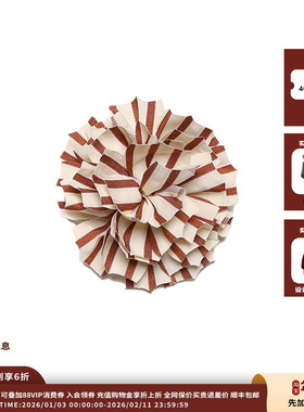 【现货】设计师品牌COEMES  25AW多褶头花配饰 JULY