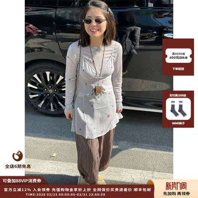 【现货】设计师品牌ASYUS 25PF印花吊带上衣JULY