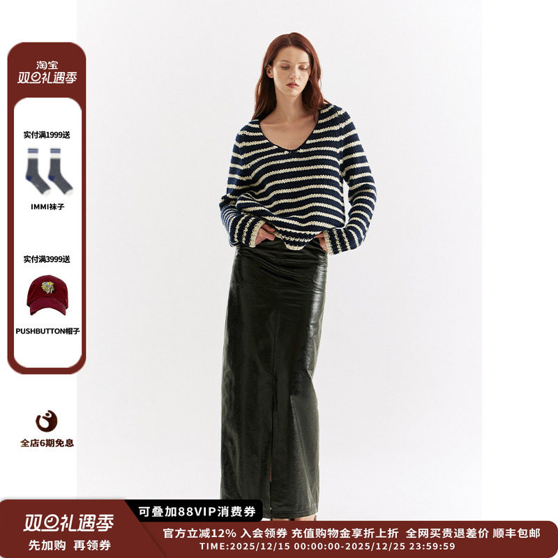 25AW羊绒混纺棒针上衣JULY