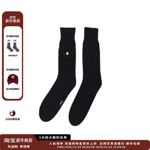 25AW羊绒口袋中筒袜MWEFWKSO1428X 设计师品牌IMMI 现货