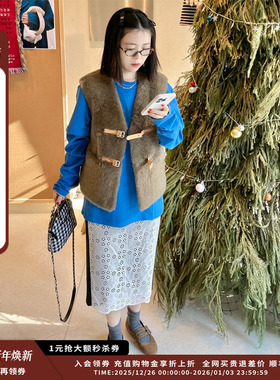 【现货】设计师品牌pushBUTTON 25PS现货白色混合蕾丝短裙JULY