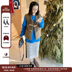 25PS现货白色混合蕾丝短裙JULY 设计师品牌pushBUTTON 现货