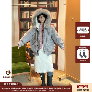 【现货】IMMI 25AW新款布面毛领小飞侠连帽羽绒服MWEFWFJK1126A