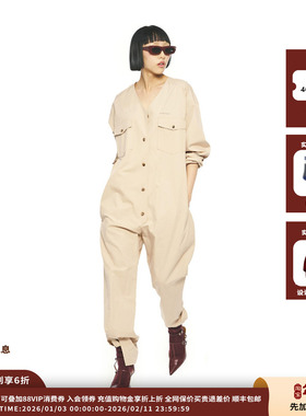 【现货】设计师品牌PUSHBUTTON 25PF胶囊长袖连身裤JULY