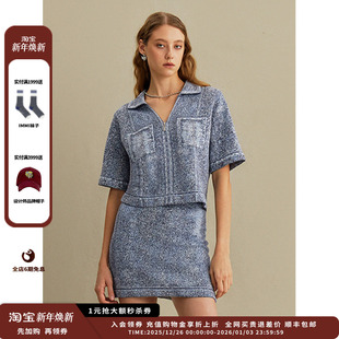 Collection 设计师品牌Crush 25PF牛仔短裙JULY 现货