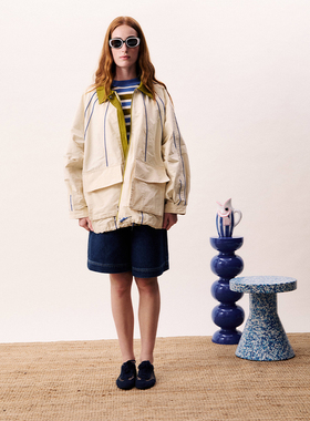 【现货】设计师品牌FRNCH 26SS 奶油白休闲夹克