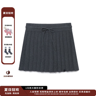 25SS针织百褶短半裙JULY 新品 设计师品牌ANDAHALF