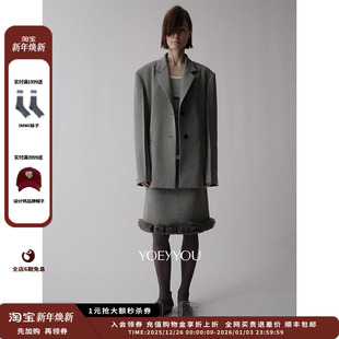 25AW袢带结构西服JULY 设计师品牌YOEYYOU 新品