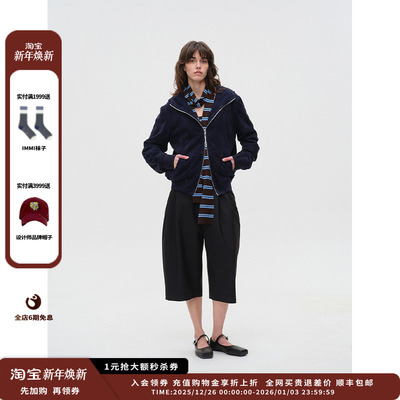 设计师品牌ASYUS皮绒戴帽皮衣