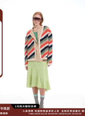 【现货】设计师品牌AETHER HAZE 25AW条纹纯色毛衣开衫JULY