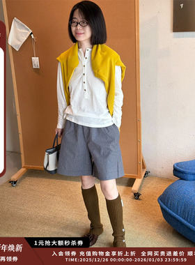 【现货】设计师品牌AETHER HAZE 25AW百搭宽松休闲短裤 JULY