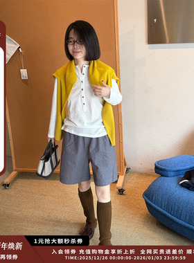 【现货】设计师品牌AETHER HAZE 25AW 棉质长袖亨利衫JULY