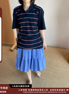 【现货】设计师品牌PUSHBUTTON 25PF围巾蕾丝上衣JULY