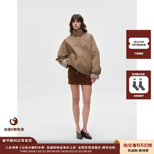 【现货】设计师品牌ASYUS 25PF 豹纹A字包臀短裙JULY