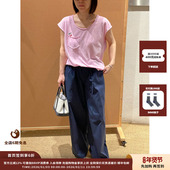 现货 设计师品牌PUZZLE PIECE 25PF樱桃刺绣抽绳休闲裤 JULY