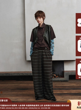 【现货】设计师品牌ASYUS 26PS 条纹毛织裤JULY
