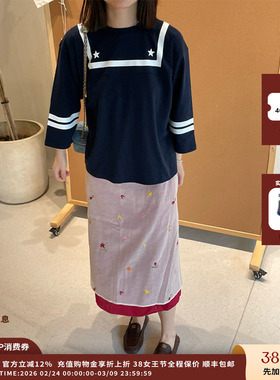 【现货】设计师品牌PUSHBUTTON 25PF胶囊水手印花运动衫上衣JULY