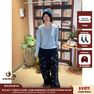 【现货】设计师品牌LOW CLASSIC LC 25AW亨利领长袖T恤JULY