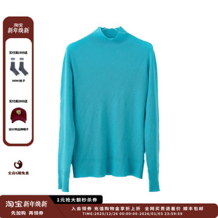 25AW一体成型羊毛针织高领上衣 设计师品牌WHM JULY 现货