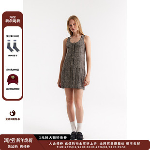 Collection 设计师品牌Crush 25AW格纹背心连衣裙JULY 现货