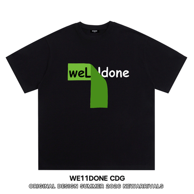 WE11DONECDG纯棉宽松短袖t恤