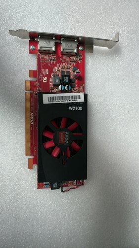 联想原装拆机 W2100 2G显卡CAD/PS平面图形设计支持4K双DP接口