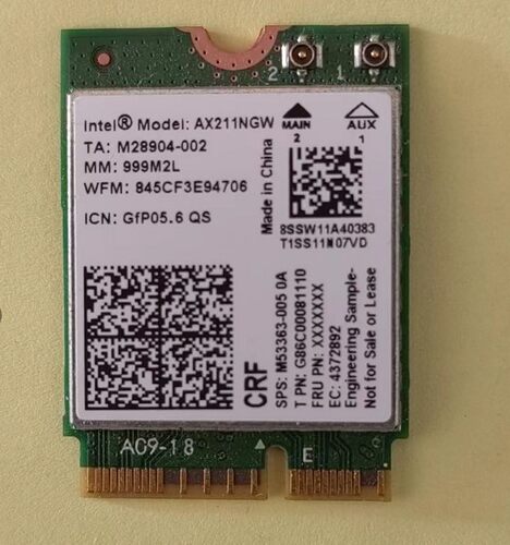 IntelAX211201联想P14SP15S