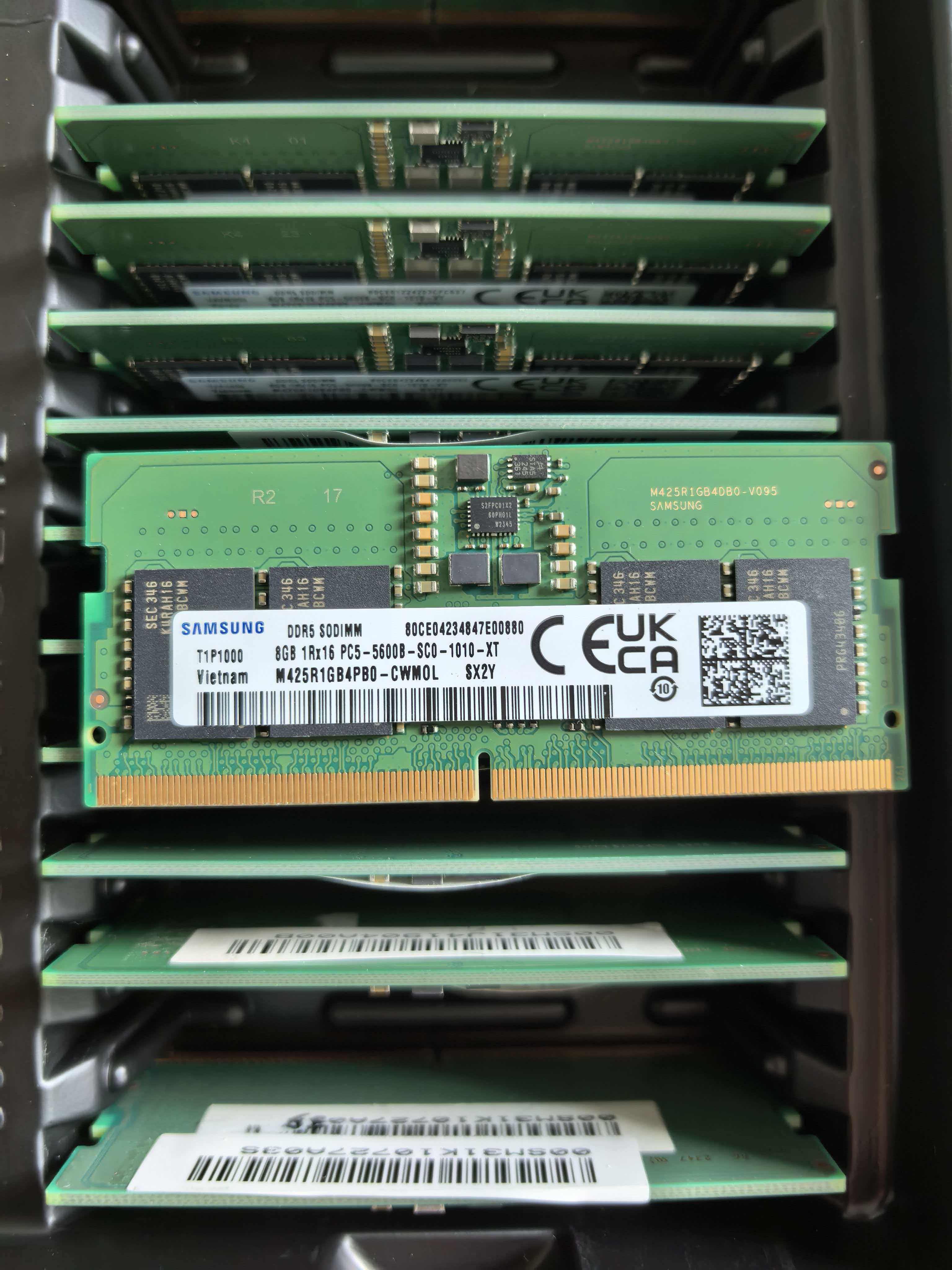 联想原装拆机 三星原厂 8G DDR5 笔记本内存 5600