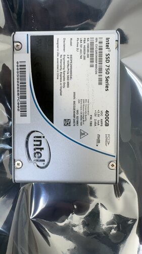 Intel SSD 750 Series 400G 固态硬盘 U2接口