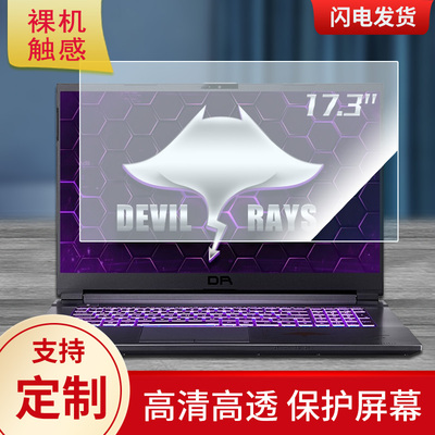 适用于Terrans Force DR721 17.3英寸 一体机屏幕贴膜纤维钢化保护膜类纸膜高清防指纹膜防反光磨砂非钢化膜
