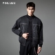 饰宽松外套 男士 新款 棒球领休闲夹克潮牌金属装 PINLI品立2025秋季