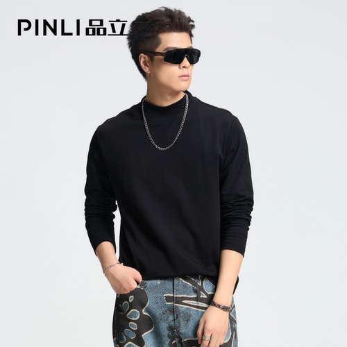 PINLI品立半高领打底衫