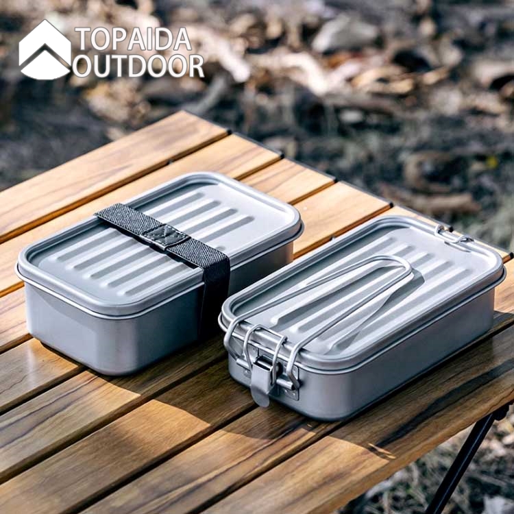 纯钛饭盒密封不漏汤900ml